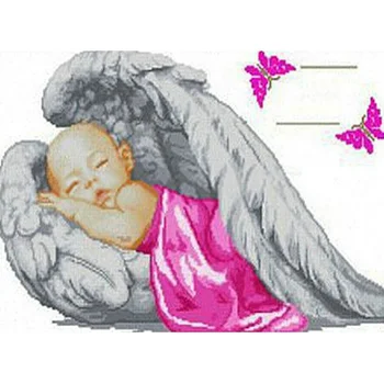 

5D DIY diamond painting embroidery angel wings baby rhinestone diamond painting cross stitch man needlework home decoration