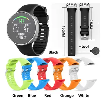 

Safe Silicone Watch Band Sturdy Buckle Wrist Strap for POLAR Vantage V Watch Kit