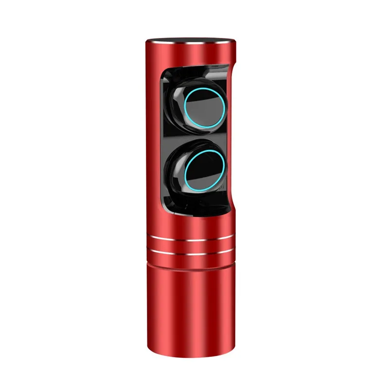 Red IPX7 водонепроницаемый беспроводной стерео Bluetooth 5,0 TWS наушники гарнитура 29 - Цвет: Red