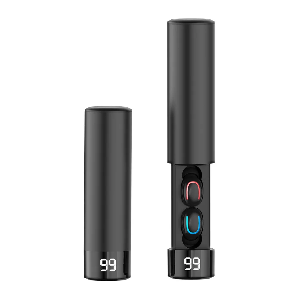 

Q67 TWS Wireless Bluetooth Earphone With Mic Handsfree Sports IPX5 Waterproof Earphones Earbuds LED Power Bank Headset