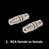 1 шт., аудио-адаптер 3,5 мм, 1/8 дюйма, 3,5 мм, штекер на RCA, 2,5 мм, 3,5 мм, 6,35 мм, AV, CCTV, моно, стерео, Штекерный, гнездовой разъем ► Фото 3/6