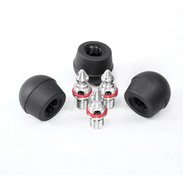 ABKK-6Pcs нержавеющий штатив монопод шип с шайбами совместимый для UNC 3/8 дюймов винт аксессуары для фотосъемки