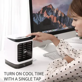 

1PC Air Conditioner Desktop Air Conditioning With Remote Control Air Cooler Fan Humidifier Mini Air Cooling Fan