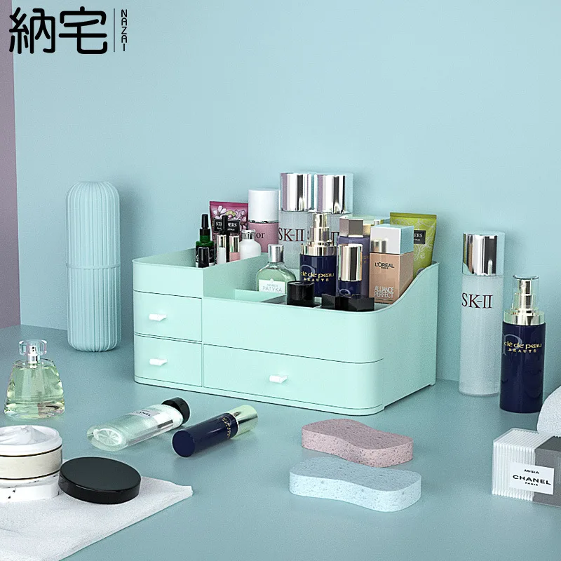 

Household Cosmetics Storage Box Drawer Large Organizing Skin Care Products Dormitory Dresser Shelf