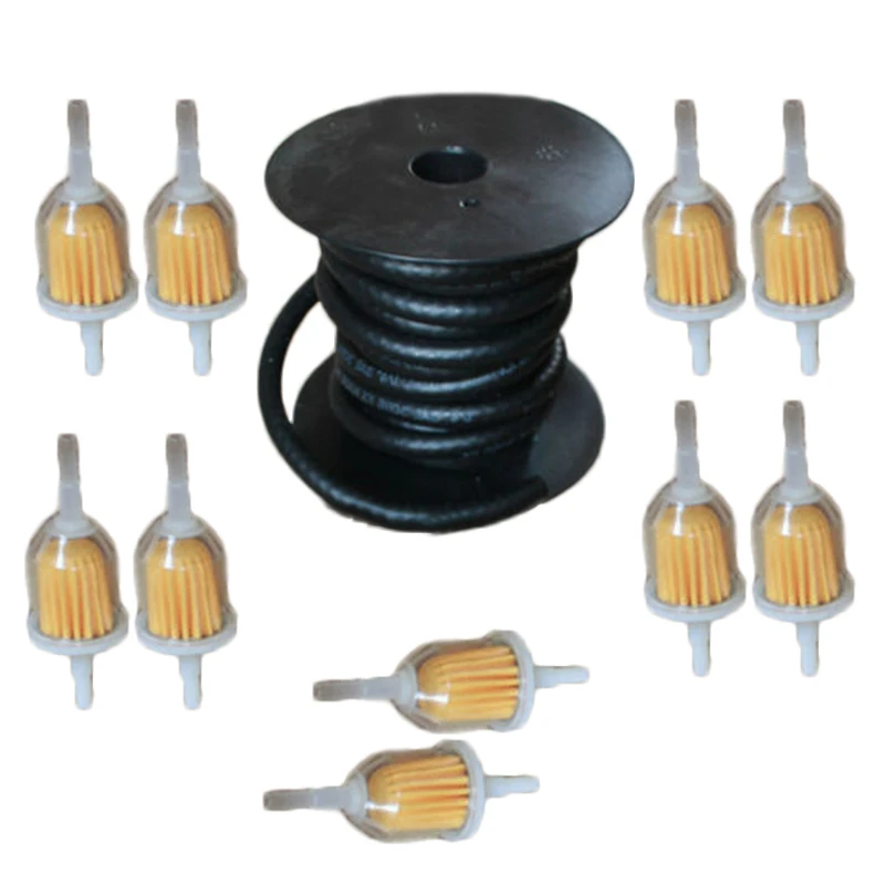 

Fuel Line +10pcs Fuel Filters Fuels For BRIGGS & STRATTON 395051,395051R