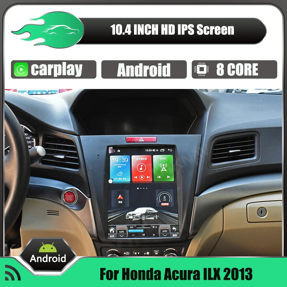 Автомагнитола на Android для Honda Acura ILX 2013 автомобильный DVD-плеер с GPS-навигацией