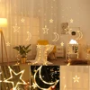 3.5M LED Moon Star Lamp 220V EU Plug Curtain Light Christmas Garland Fairy Lights Indoor For New Year Wedding Party Decoration ► Photo 3/6