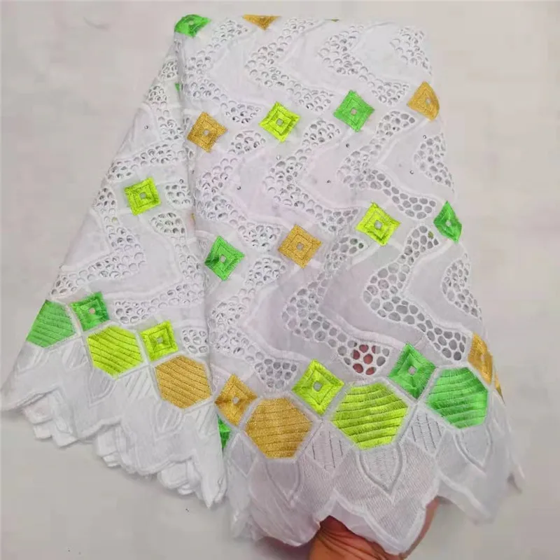 

Swiss lace fabric 2019 embroidery African lace fabrics 100% cotton Dry lace Swiss voile lace in Switzerland HL12053