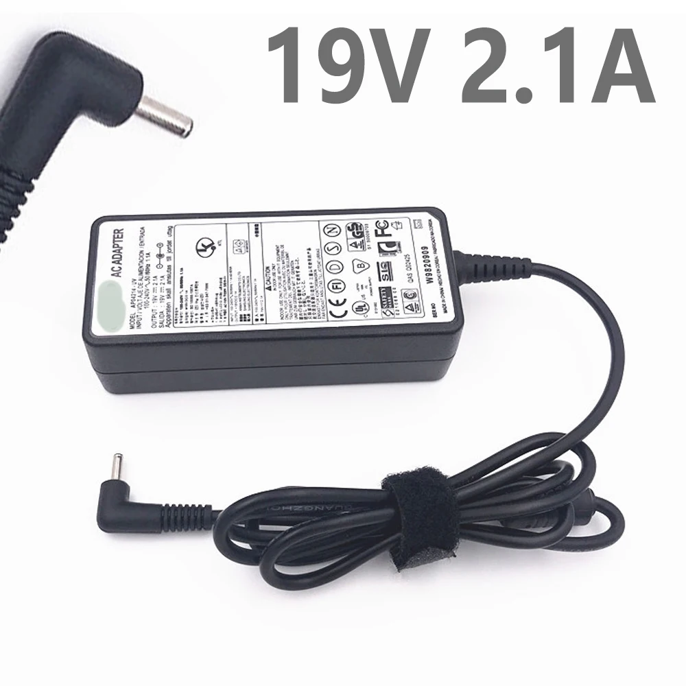 19V 2.1A 40W AC зарядное устройство для ноутбука Samsung Ноутбук PA 1400 14 19|laptop charger|19v 2.1a 40w19v |