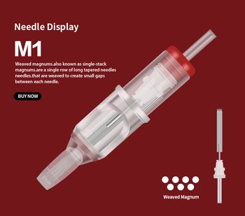 

20pcs Stigma Tattoo Needle Cartridge Sterilized Disposable Piercing Needles for Permanent Makeup Tattoo Machine Pen