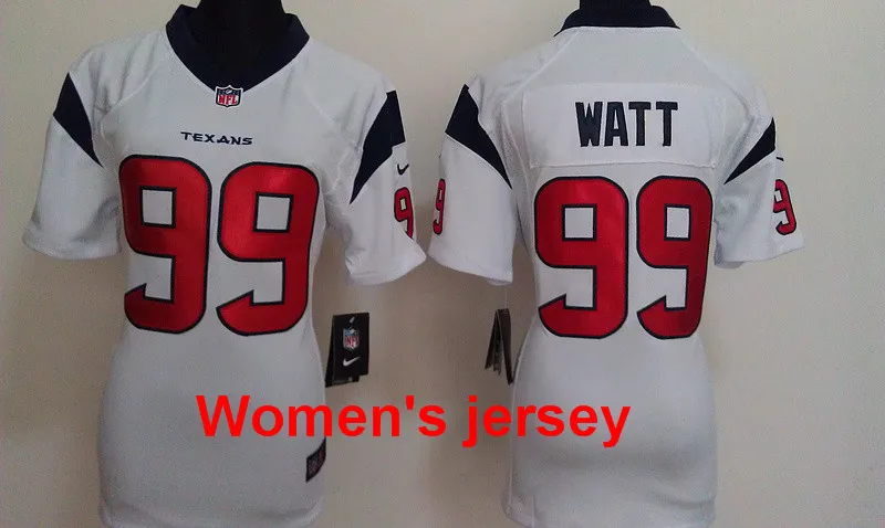 A+++ женщины дамы Все Сшитые Хьюстон s Дамы 80 Andre Джонсон 23 Arian Foster 56 Brian Cushing 99 J.J. Ватт Джерси - Цвет: 20