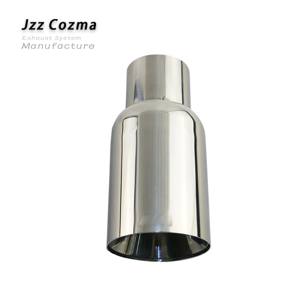 Jzz универсальные 2 ''хромированные просеивающие автомобильные выхлопные трубы