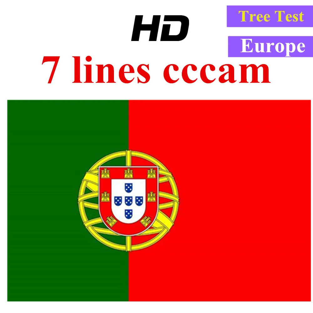

Special for Portugal Europe HD 1 Year CCCam Spain Portugal Germany Poland Satellite tv Receiver 7 Clines For DVB-S2 v7s V8 SUPE