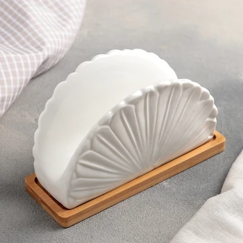 

Napkin holder "Tulip", 15.5x9.8x9.5 cm, on a wooden stand