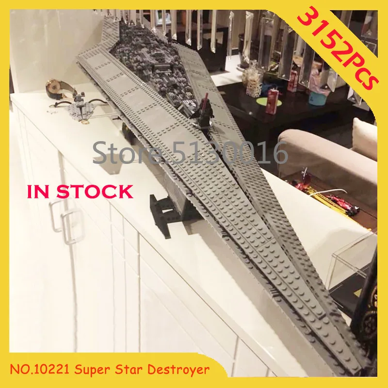 

05028 In Stock The Super Star Destroyer Star Movie Wars Series 3125PCS Model Building Blocks Compatible 10221 Children Toys