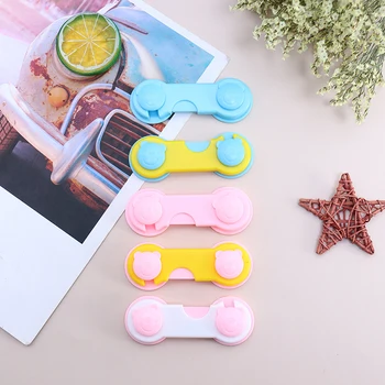 

2pcs/lot Cute Baby Child Hasps Locks Safe Lock Care Window Lock Home Security Accessories