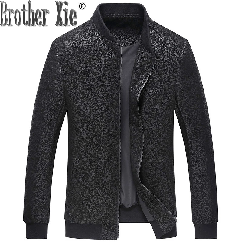 

2020 Genuine Leather Jacket Men Spring Autumn 100% Sheepskin Coat Plus Size Bomber Jacket Blouson Cuir Homme 4773 KJ1307