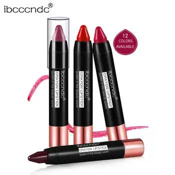 

12Colors Matte Lipsticks Waterproof Matte Lipstick Lip Sticks Cosmetic Easy To Wear Matte Long Lasting Liner Pen Makeup Lipstick