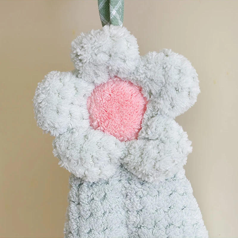 Hangable; бархат кораллового цвета; впитывающее полотенце в цветочки уборка кухни, ванной Полотенца солнце полотенце в цветочки домашняя кухонная тряпка аксессуары