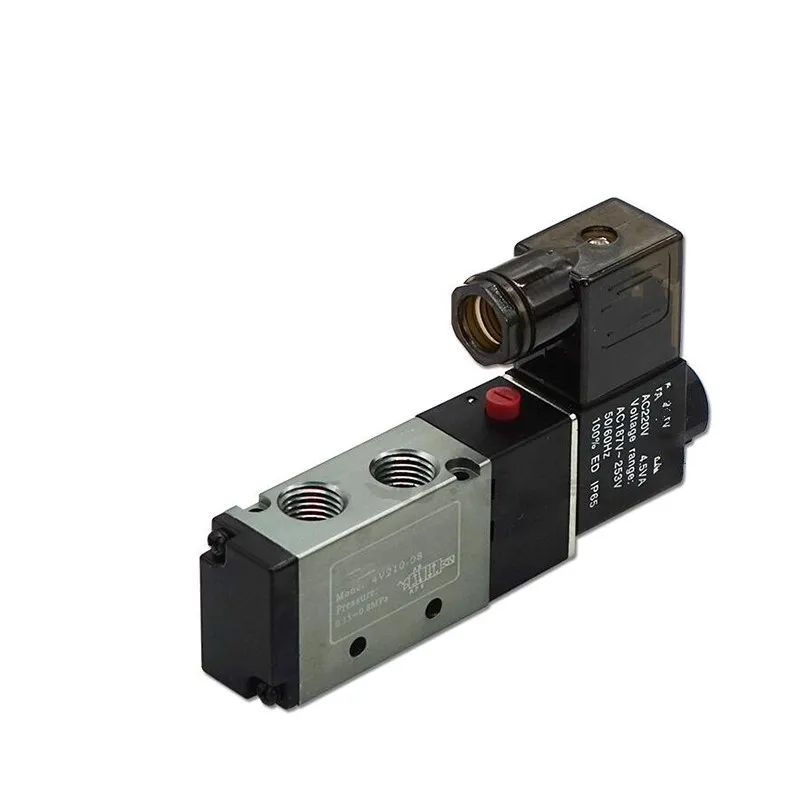 1 PC Type A1RTAC  4V110-06/310-10/410-15 two five-way reversing Pneumatic 4V210-08 solenoid valve