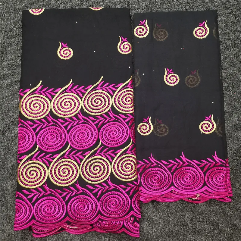 

2019 Latest 5+2 Yards African Cotton Swiss French Lace Fabric High Quality African Swiss Voile Lace In Switzerland HL081909