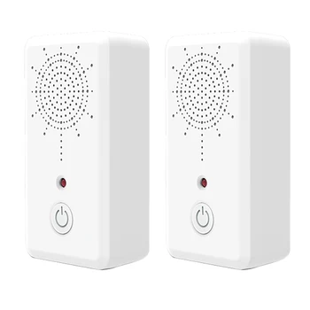 

2 Pcs Hanging Neck Air Purifier Stylish Personal Wearable Mini Portable Rechargeable Negative Ion Air Purifier