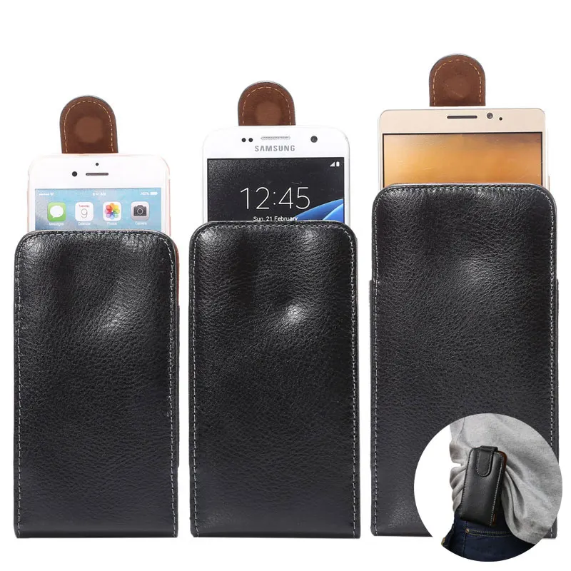 Чехол для телефона iPhone11 Pro Max/XS Max/8p/7p/6p кожаный чехол с магнитной застежкой на пояс