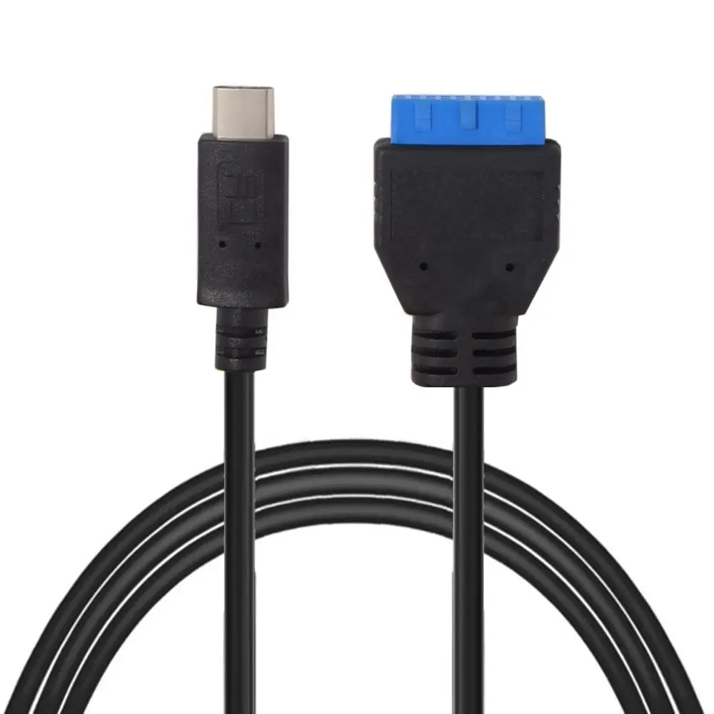 

USB 3.1 Type-C USB C Male to USB 3.0 20Pin 19Pin Motherboard Header Cable 50cm