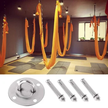 

Hammock Wall Mount Anchor Hooks Yoga Accessories Heavy Duty Hanging Kit for Aerial Yoga/Ceiling/Gym/Swing Fitness Equipment