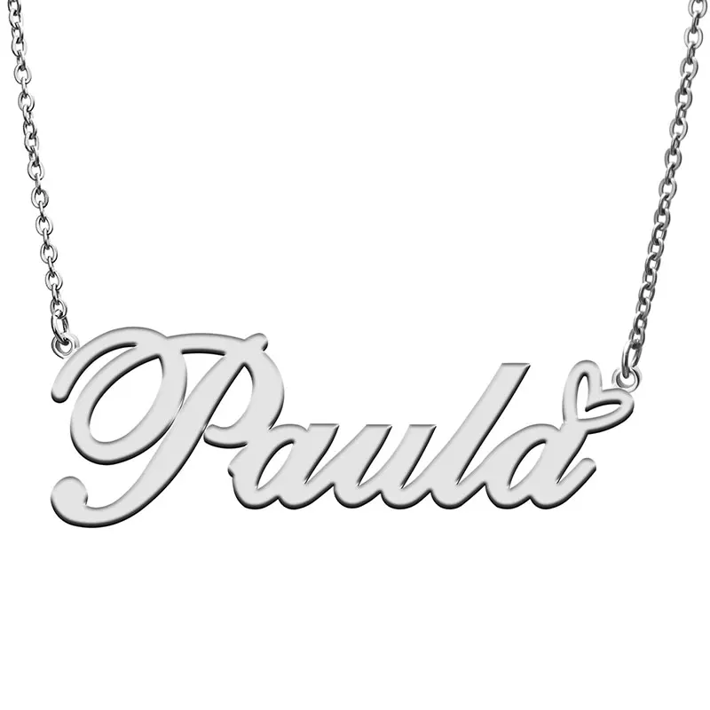 Necklace Personalized Gold Plated 