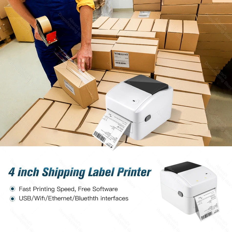 awb label printer