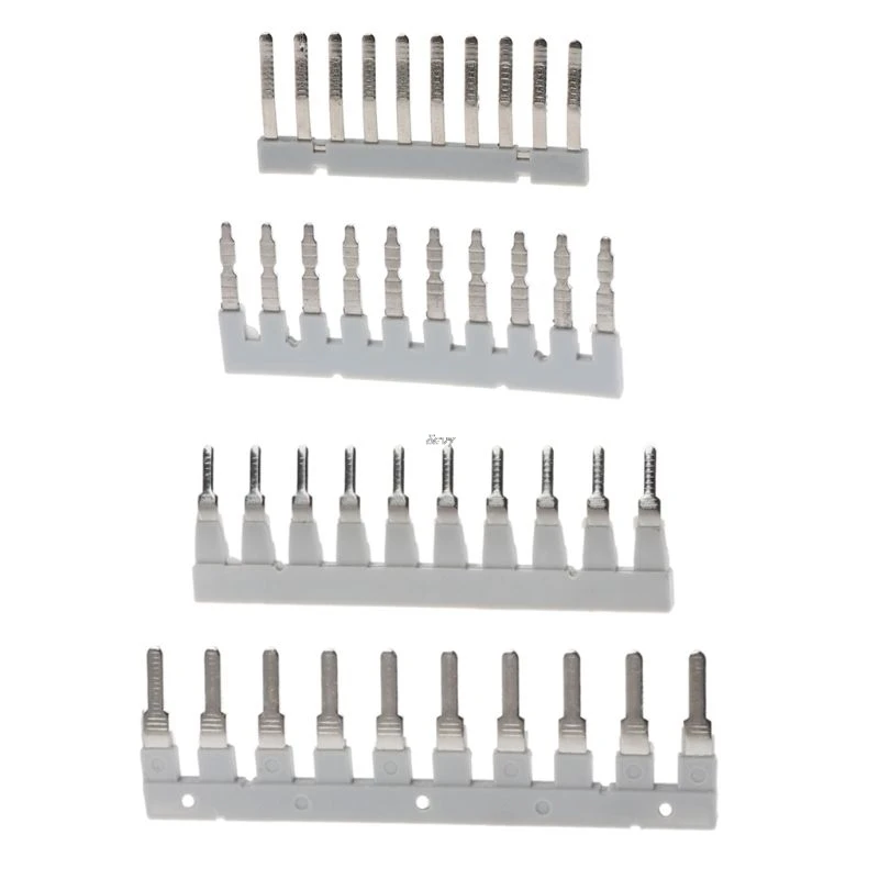 

EB10-10/EB10-8/EB10-5/EB10-6 UK DIN Rail Terminal Blocks Insertion Bridge Amphenol Connector