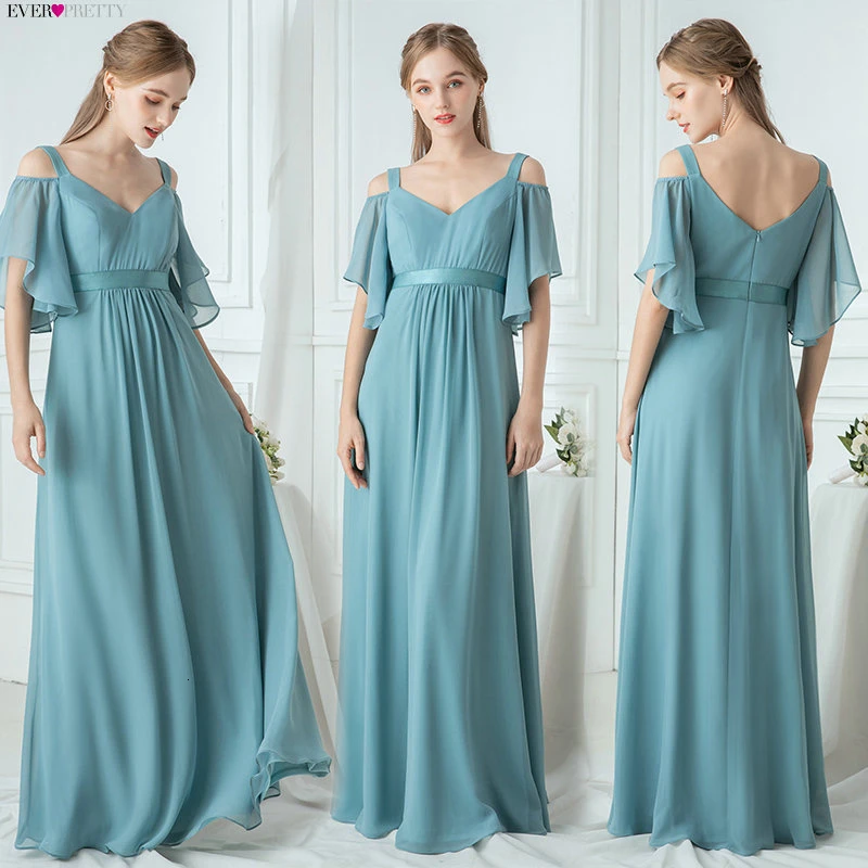 Skup Kiedykolwiek dość eleganckie różowe suknie wieczorowe długa linia Off The Shoulder V Neck Sexy formalne sukienki na przyjęcie EP07871PK Abendkleider 2020