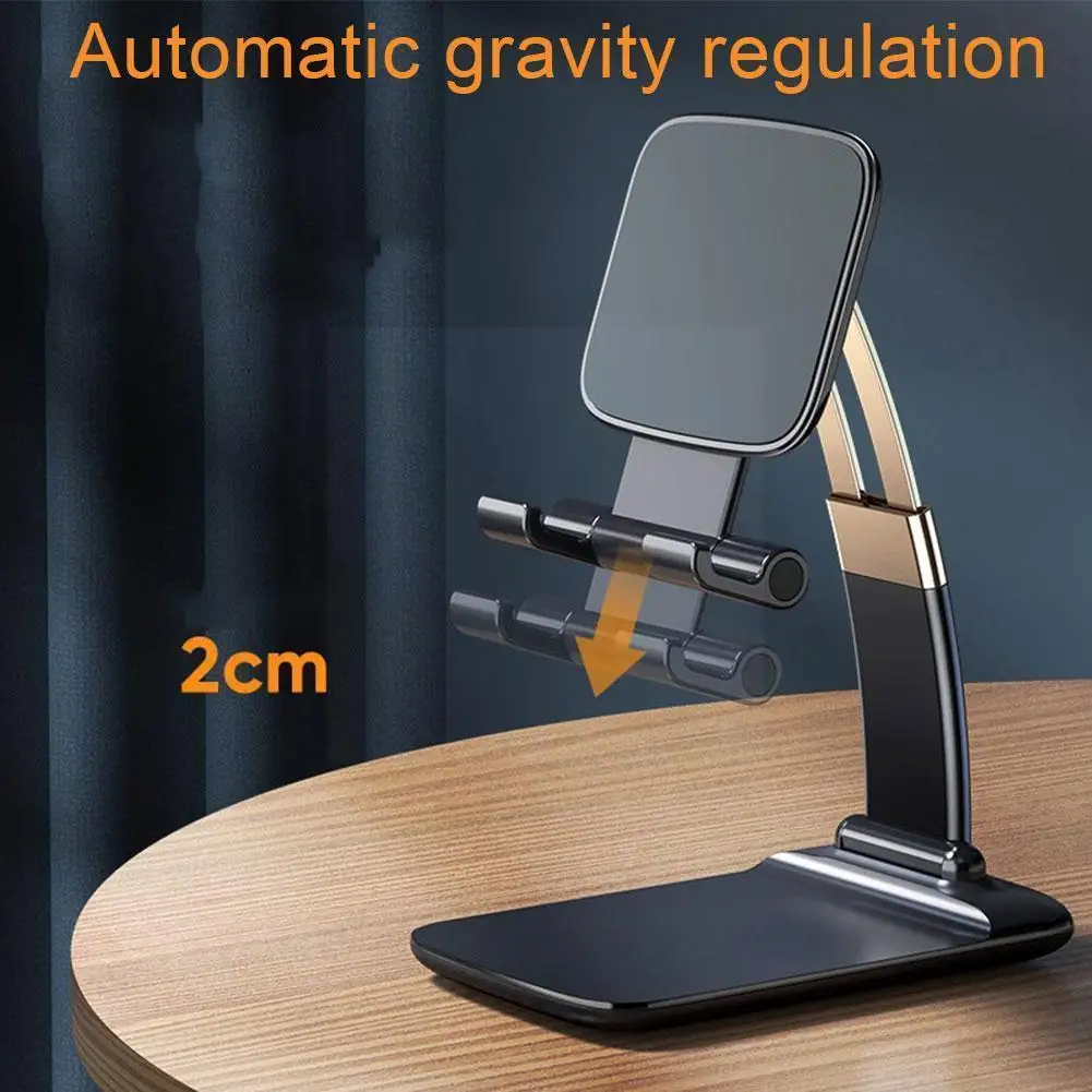 Mobile Phone Folding Stand Desktop Live Broadcast Adjustment Lift Portable Telescopic For 4-12.9 Inch IPhone IP F4Y9 | Компьютеры и