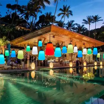 

AC220V 5W Warm White Colorful LED Ceiling Light Waterproof Landscape Lamp for Outdoor Commercial Street Plaza Decor Lantern