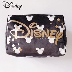 Disney Mickey Genuine Fashion Ladies Cosmetic Bag High-capacity High-quality Velvet Chain Ladies Travel Toiletry Bag Storage Bag