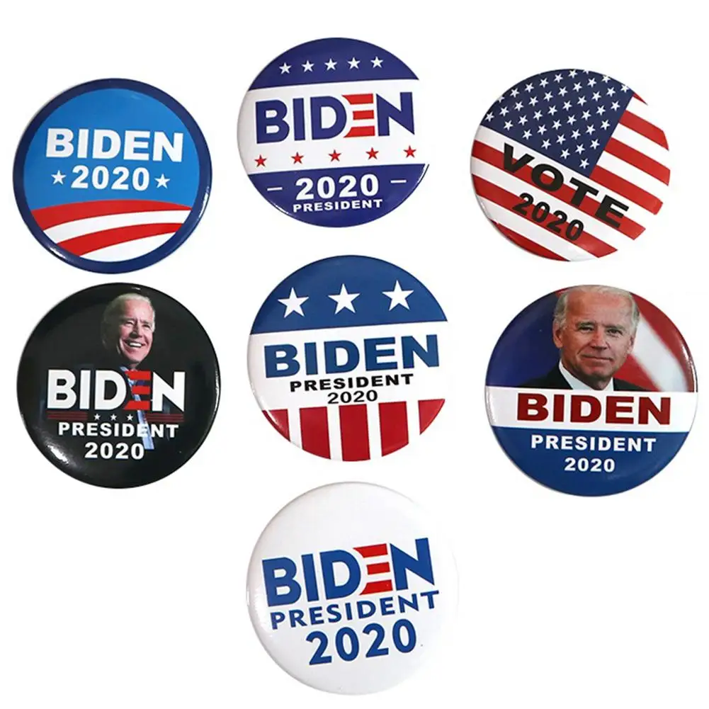 

Joe Biden 2020 Pinback Button Full Size 2.28inch Political Tinplate Button Badge Primary Pinbacks for President Campaign 2020