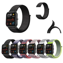 Для Huami Amazfit GTS Band 20 мм ультра мягкая петля нейлон холст сменный ремешок для часов легко снимается для Amazfit GTS браслет 20 мм