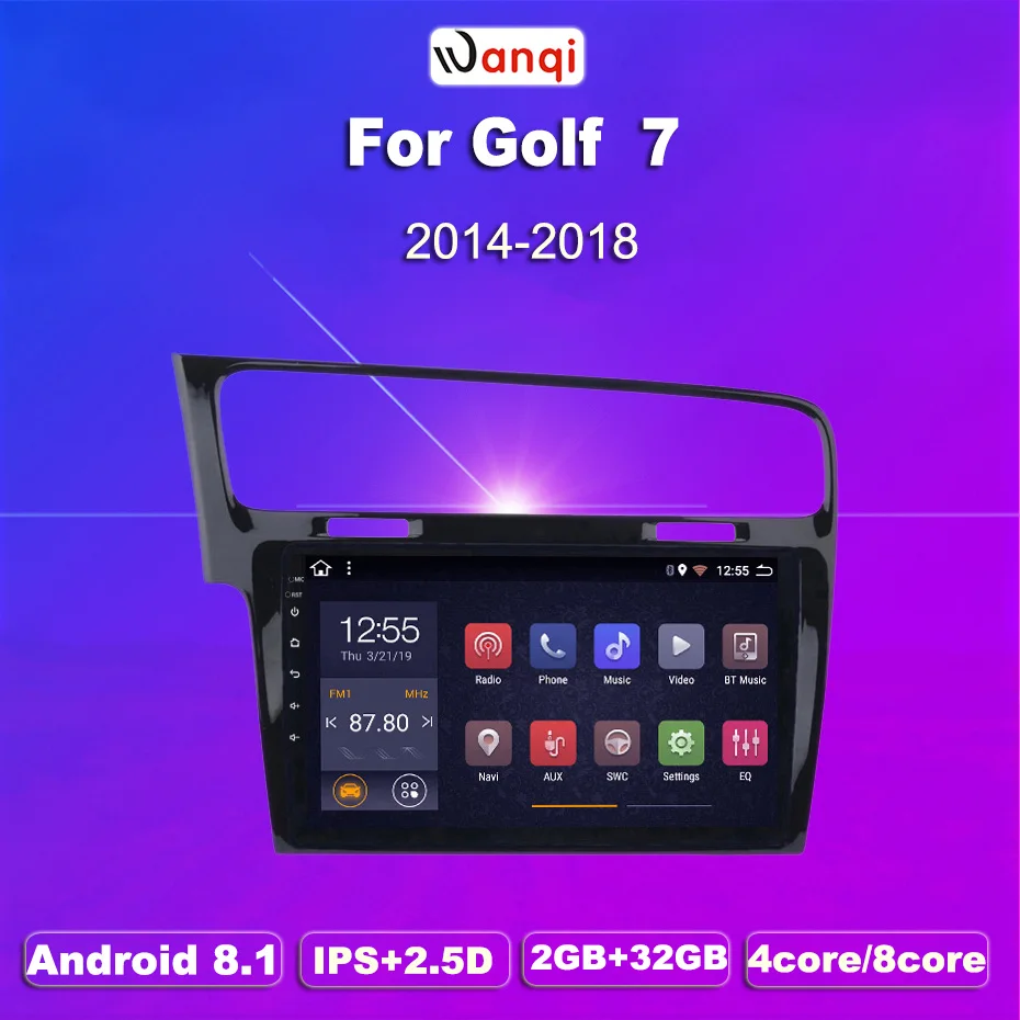 2G ram 32G rom 10,1 дюймов Android 8,1 Автомобильная Мультимедийная система для golf 7 2014-2018 GPS Радио Навигация 2G ram 32G rom 10,1 дюймов Android 8,1 Автомобильная Мультимедийная система для golf 7 2014-2018 GPS Радио Навигация