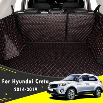 

Car Styling Carpet Rugs Cargo Liners Custom make Car Trunk Mat For Hyundai Creta ix25 2014 2015 2016 2017 2018 2019