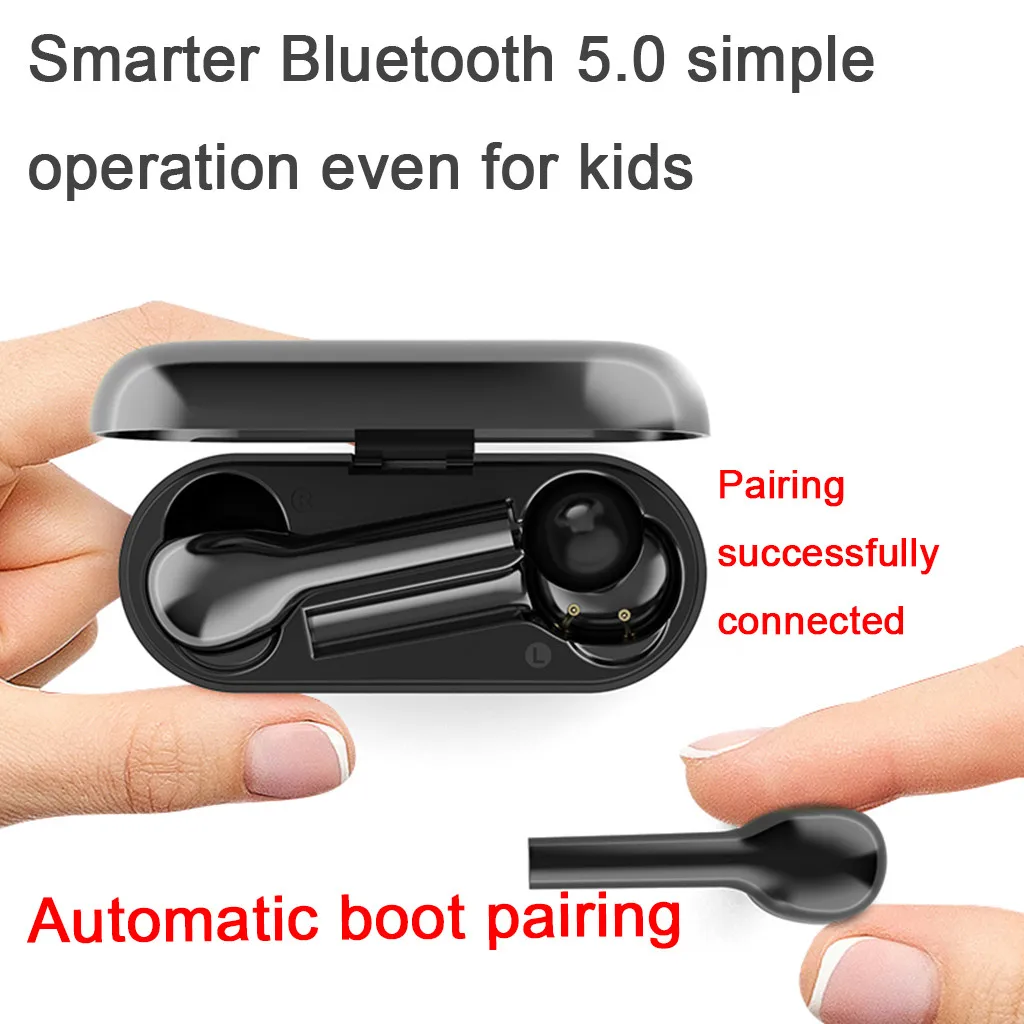 Mosunx Высокое качество двойной беспроводной Bluetooth 5,0 гарнитура стерео в уши Bluetooth гарнитура встроенный микрофон бинауральная гарнитура
