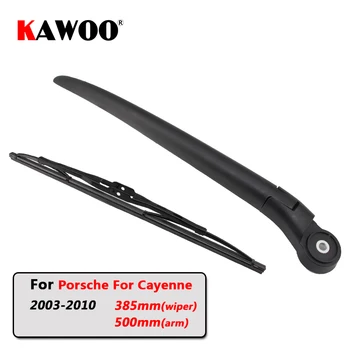 

KAWOO Car Rear Wiper Blade Blades Back Window Wipers Arm For Porsche For Cayenne Hatchback (2003-2010) 385mm Car Accessories