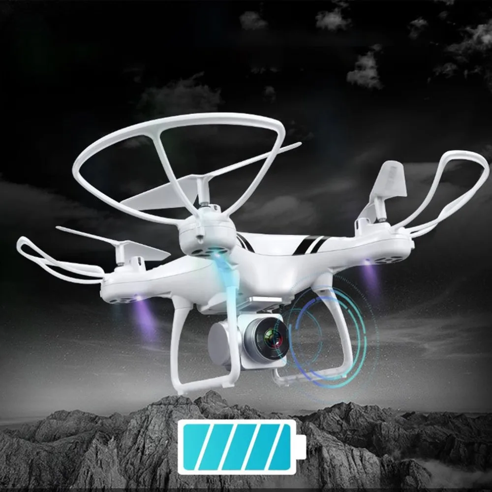 

RC Drone with Wifi FPV HD Adjustable Camera Altitude Hold One Key Return/Landing/ Off Headless RC Quadcopter Drone KY101S