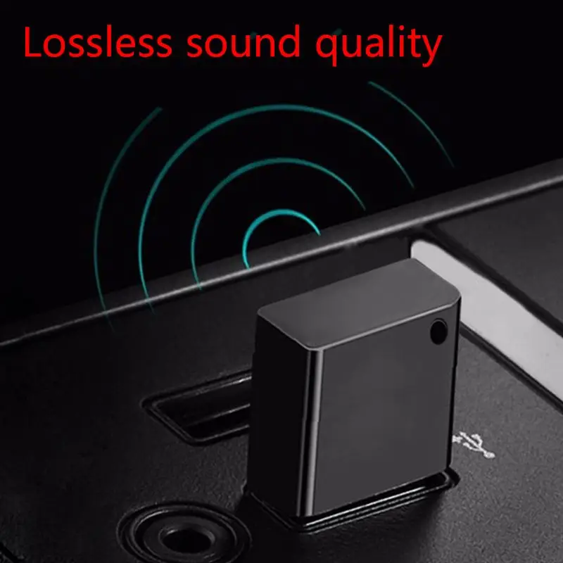 Высокоскоростной мини беспроводной USB Bluetooth 5,0 приемник для автомобиля радио сабвуфер усилитель мультимедиа аудио адаптер