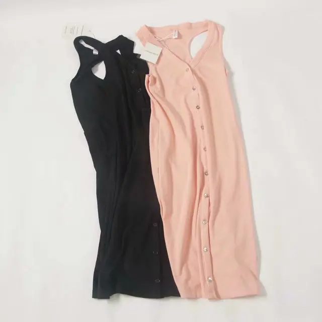 

Summer Elegant Debutante Slim Fit Slimming Sheath Dress Versatile Vest Skirt Elasticity Tight Base Skirt Women's