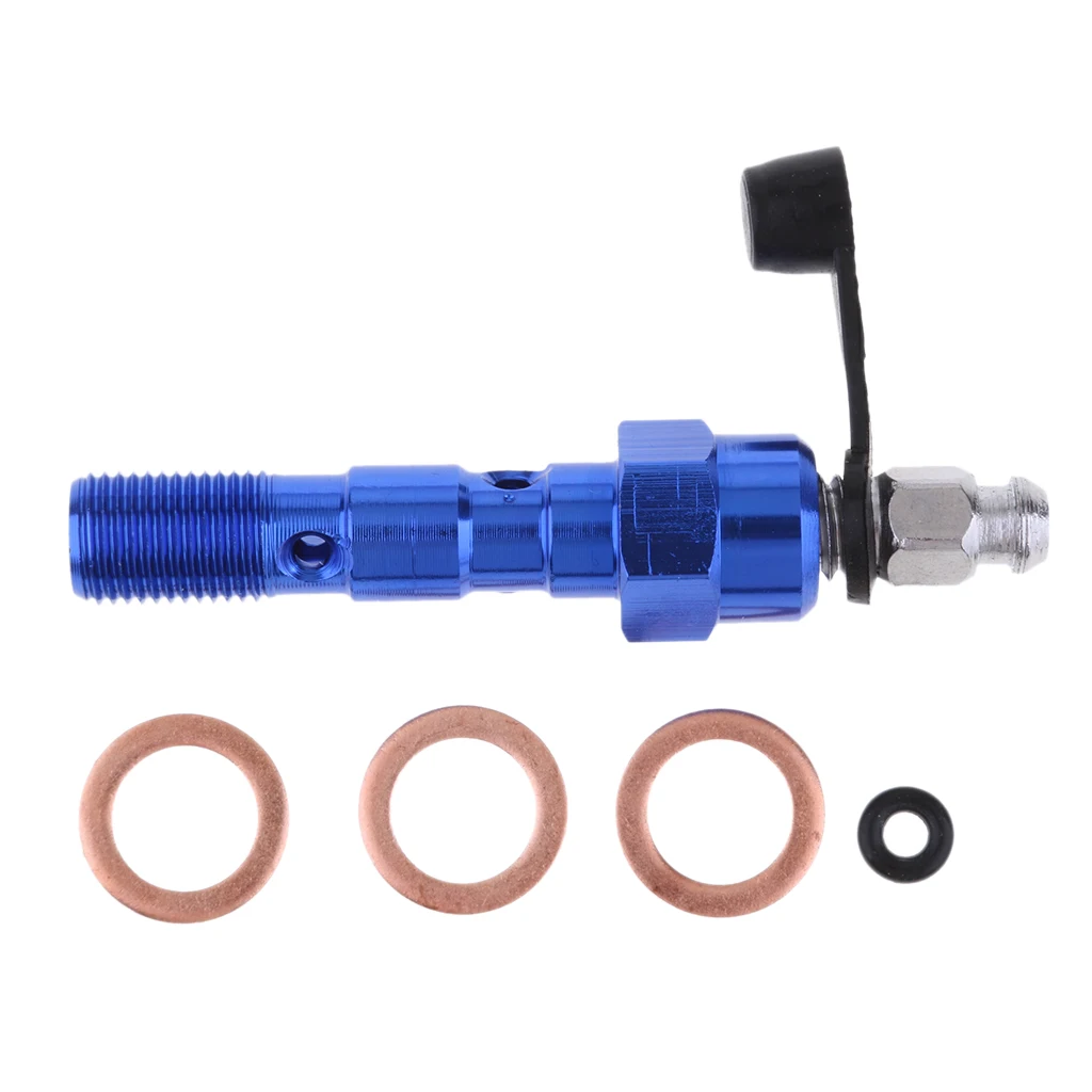 Motorcycle Double Banjo Bolts & Washers for Brake Caliper Master Cylinder M10 x1.25/M10 x 1.0mm