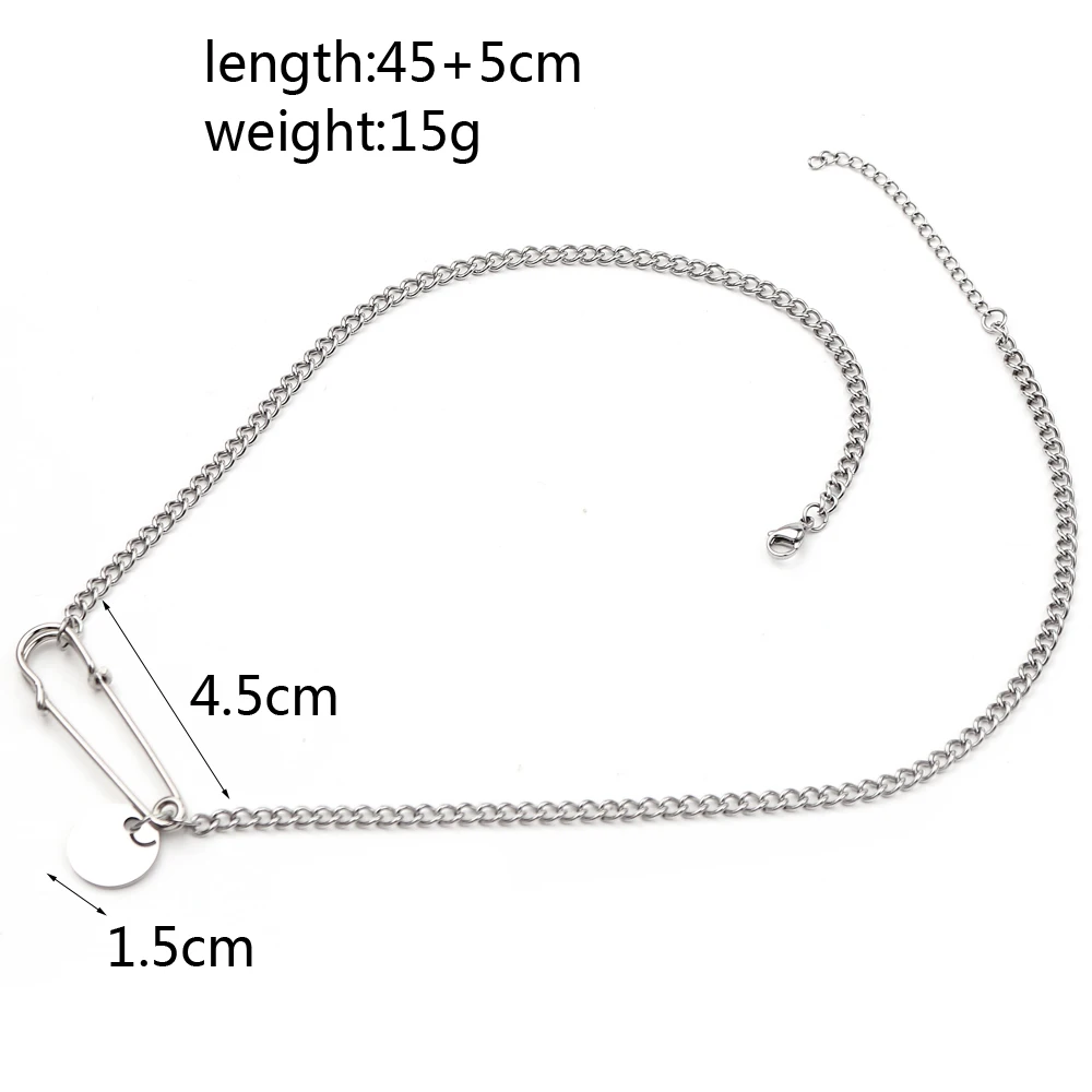 Wire Brambles Necklace Women Hip-hop Punk Style Barbed Wire Brambles Link Chain Choker Gifts for Friends Collares de Moda