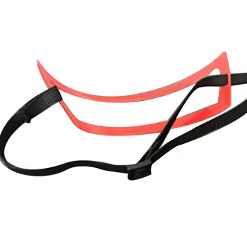 

Red Neck Shape Neck Back Shape Trim Ruler Neck Hair Line Guide Neckline Haircuts Template Hair DIY Tool Hair Template