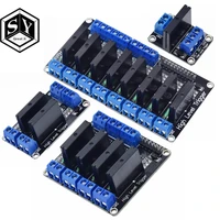 5V Relais 1 2 4 8 Kanaals Omron Ssr Hoge Lage Niveau Solid State Relais Module 250V 2A avr Dsp G3MB-202P Relais Voor Arduino