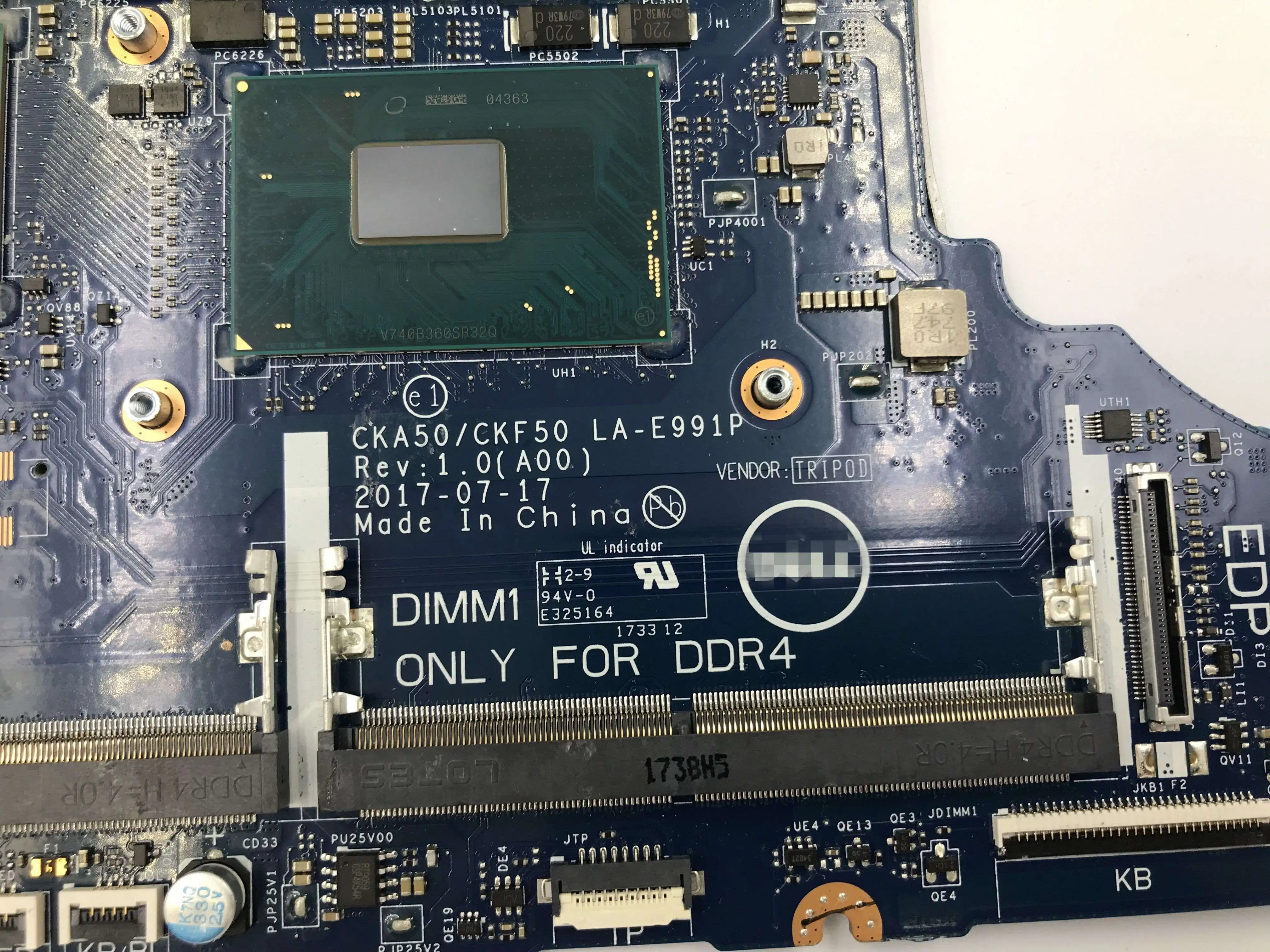 Для dell иностранцев 7577 7570 7000 CN 0C5NXN C5NXN LA E991P материнская плата для ноутбука с I7 7700HQ